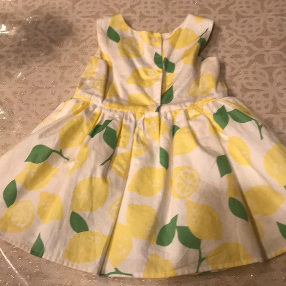 The Children’s Place White Lemon Dress - Picture 3 of 3